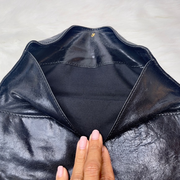 Balenciaga GGH Envelope Clutch in Black with Gold Hardware - Picture 3 of 8